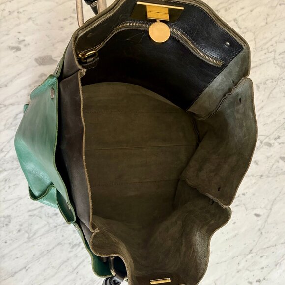 Leather Cyndi Chloe Tote Bag - Sacoche Cyndi en cuir de Chloe - Picture 5 of 6